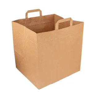 BOLSAS SOS CAJAS PIZZA 110 G/M2 36+31x36 CM NATURAL KRAFT
