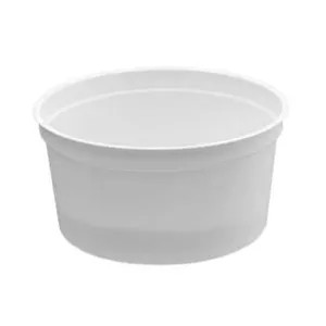 TARRINA BLANCA PP INYECCION 500CC Ø124MM 50UC600