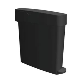 CONTENEDOR COMPRESERO SANICARE NEGRO 22L