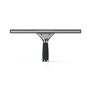 Limpiacristales de acero inox con empuñadura fija soft-touch