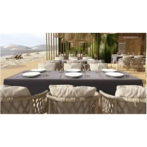 MANTEL TST 120X120 GRIS 50U C150