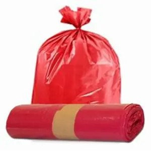 B BASURA 110X115 ROJA ROLLOS 10U C200