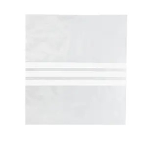BOLSAS 3 FRANJAS CON CIERRE ZIP 92 G/M2 50µ 27x27 CM TRANSPARENTE LDPE