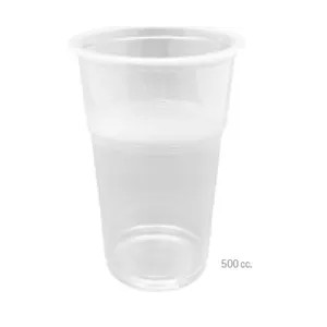 VASO PP TRANSPARENTE 500CC 50U