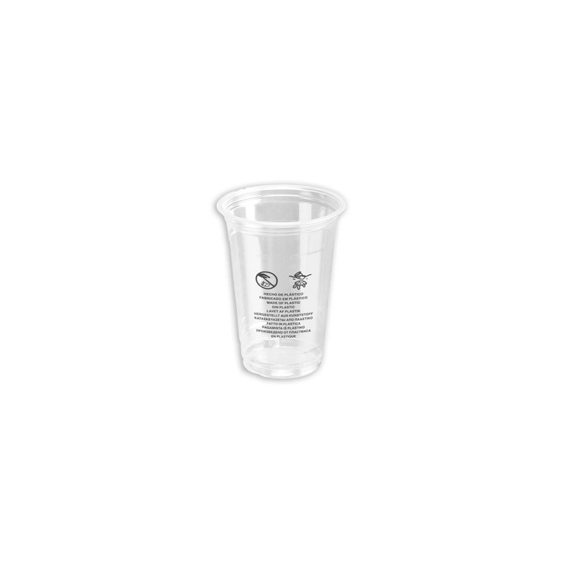 VASO PET TRANSPARENTE Ø92MM 500ML 50U