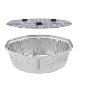 TAPA ENVASE ALUMINIO OVALADO 2600CC 100U