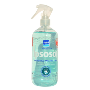 Solución hidroalcohólica para la desinfección de manos.