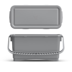 CUBO HERMETIC GRIS 20L. TAPA+ASA