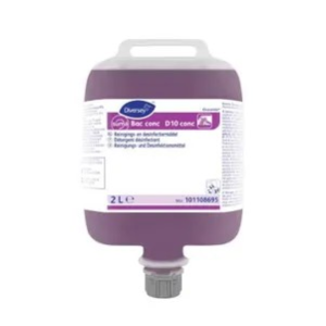 Detergente desinfectante en base amonios cuaternarios.