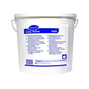 Detergente en polvo para lavado automático de dosificación manual.