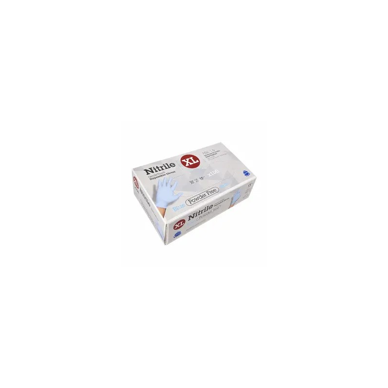 Guante Desechable Nitrilo G.Touch Azul 3,5 Gr