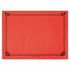 MANTELINES 48 G/M2 31x43 CM ROJO CELULOSA
