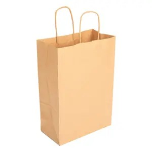 BOLSAS SOS CON ASAS 80 G/M2 20+10x29 CM NATURAL KRAFT