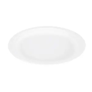 PLATO FIBRA CAÑA AZUCAR BIOCOMPOSTABLE 18CM 50U
