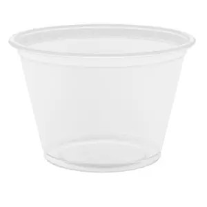 PEQUEÑAS TARRINAS MICROONDABLES 75 ML Ø6,2x4,3 CM TRANSPARENTE PP