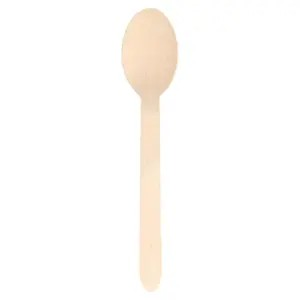 CUCHARAS WOOD 'MAKAN' 15,8 CM NATURAL MADERA