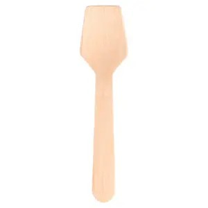 CUCHARILLAS HELADOS WOOD 9,5 CM NATURAL MADERA