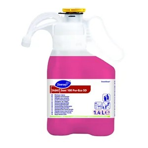 Limpiador diario de baños para supeficies duras resistentes al agua.