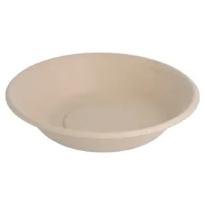PLATOS HONDOS BIONIC 680 ML Ø 19x4 CM NATURAL BAGAZO