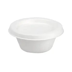MINI TARRINAS + TAPAS BIONIC 60 ML Ø 6,9x3+0,7 CM BLANCO BAGAZO