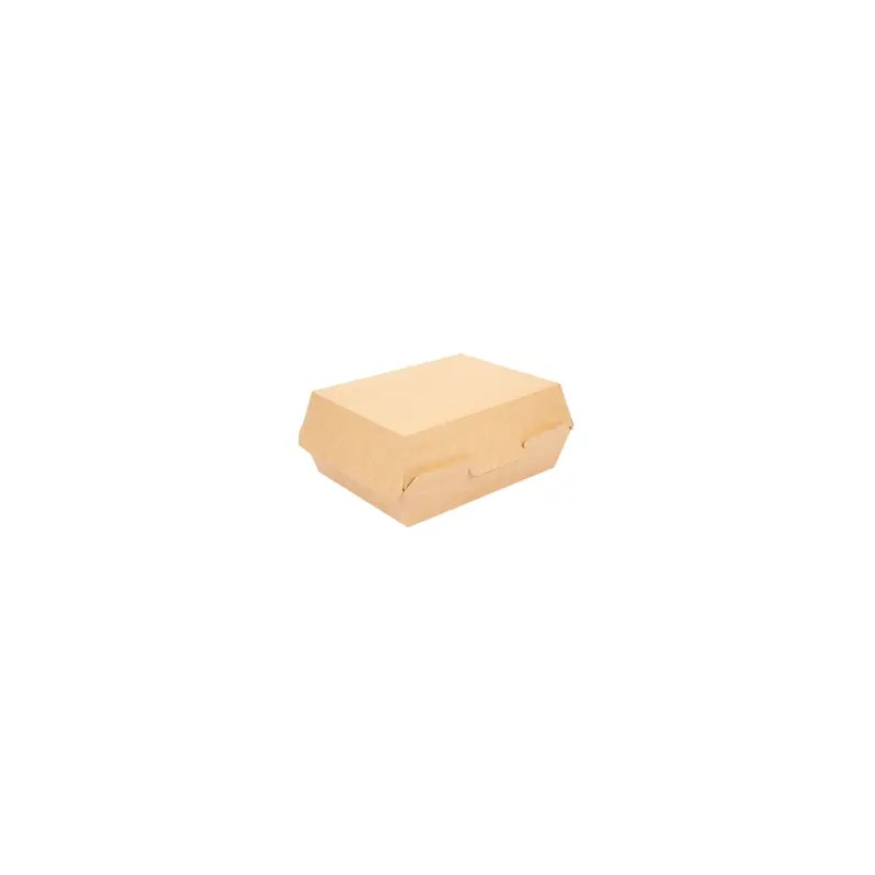 CAJAS "LUNCH BOX B" THEPACK 22,5x17x8,5 CM NATURAL CARTÓN NANO-MICRO