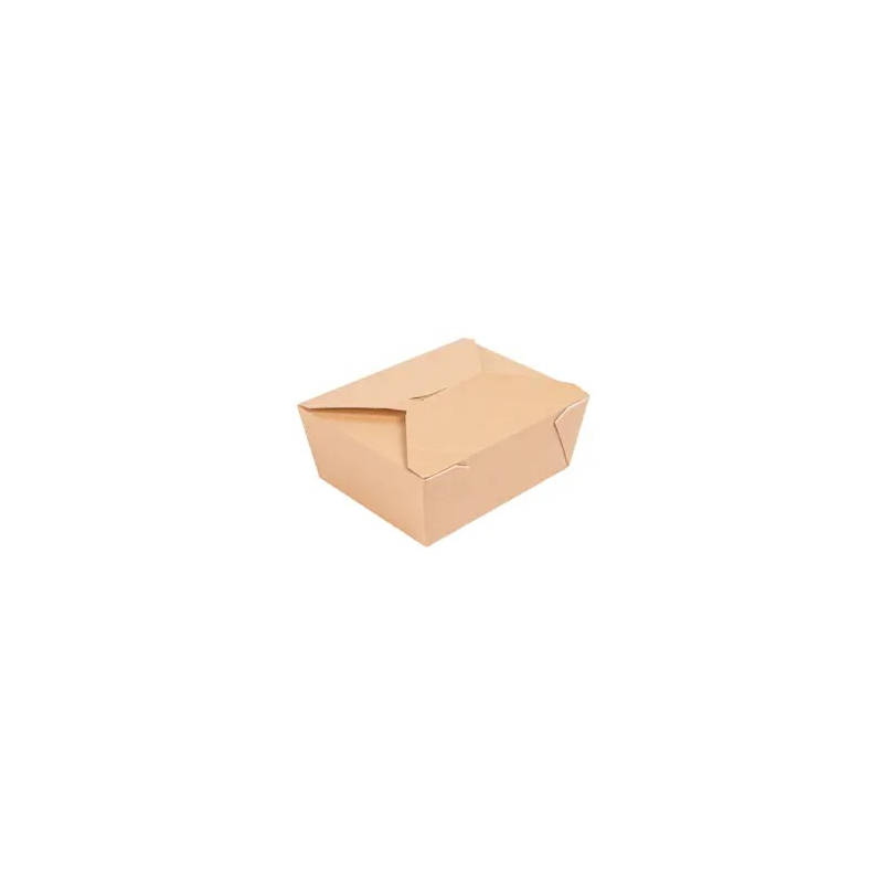 CAJAS AMERICANAS MICROONDABLES THEPACK 1350 ML 15,2x12,1x6,5 CM NATURAL CARTÓN NANO-MICRO + PP
