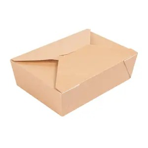 CAJAS AMERICANAS MICROONDABLES THEPACK 1980 ML 19,6x14x6,2 CM NATURAL CARTÓN NANO-MICRO + PP