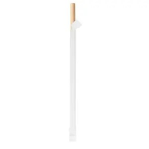 CAÑA RECTA ENFUNDABLE NATURAL KRAFT 0,80X20CM 100U