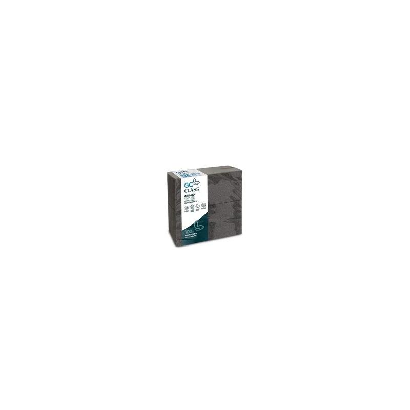 Airlaid 100% Compostable con caja de carton reciclado, tintas 100% compostables