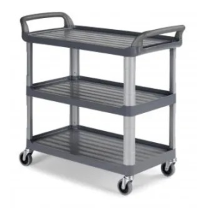 CARRO TTS SHELF 3800 GRIS 3EST. Y RUEDAS