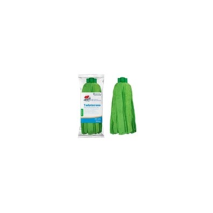 Fregona microfibra color verde, 30CM