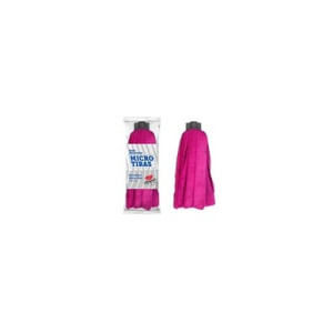 FREGONA MICROFIBRA TIRAS FUCSIA