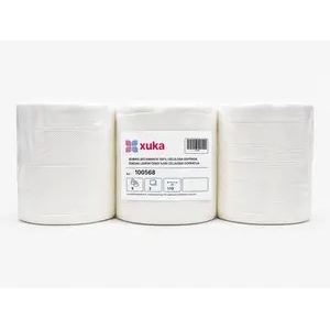 BOBINA SECAMANOS XUKA GOFRADA 100% CELULOSA 2C 6U