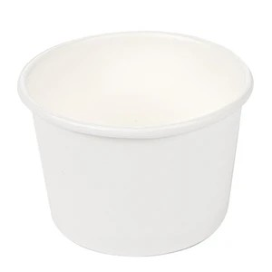 PEQUEÑAS TARRINAS 70 ML (2,3 oz) 210 + 18 PE G/M2 Ø6/5x4 CM BLANCO CARTONCILLO