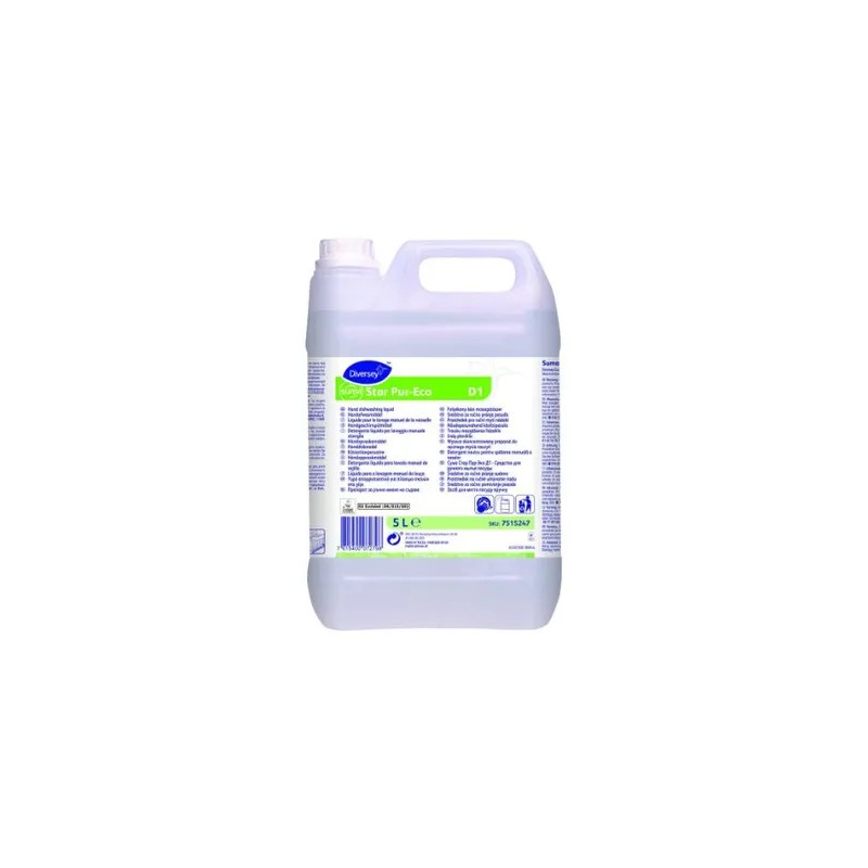Detergente liquido para el lavado manual de vajilla ecoetiquetado con la EuroFlor