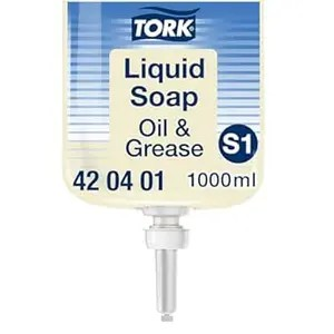 JABON MANOS TORK S1 ACEITE/GRASA SIN PERFUME 1L