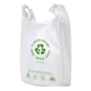 BOLSA CAMISETA 50-70% RECICLADA G-200 30X40 100U