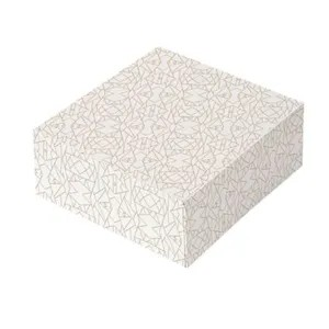 CAJAS PASTELERÍA SIN VENTANA THEPACK 'DECO' 16x16x8 CM BLANCO CARTÓN NANO-MICRO