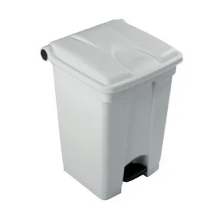 TAPA PARA PAPELERA CON PEDAL 45L BLANCO