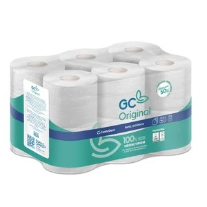 Rollos de papel higiénicos 100% de celulosa virgen